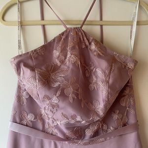 David’s Bridal Bridesmaid Dress - Quartz color size 6